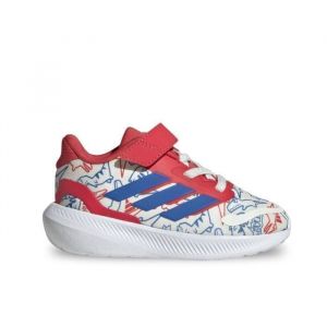 Adidas Mixte b&eacute;b&eacute; RUNFALCON 5 Dino Shoes Infants Chaussures de Course, Off White/Bright Royal/Semi Lucid Red, 25 EU