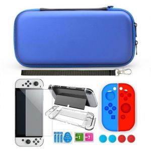 Etui Pour Nintendo Switch Inf Oled Avec Accessoires 9 Pièces