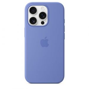 Apple Coque en silicone avec MagSafe pour iPhone 16 Pro - Bleu Pervanche