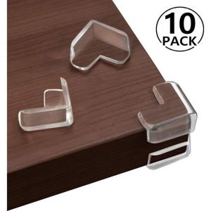 [Lot De 10] Protection Coin De Table Pour S&eacute;curit&eacute; B&eacute;b&eacute;, Transparent Protege Coin De Meubles, Protection D'angle Pour Enfants