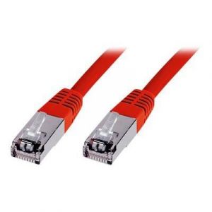 Digitus Câble de raccordement réseau RJ45 Professional CAT 5e SF/UTP 3 m rouge torsadé par paire