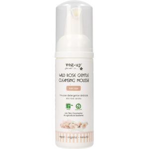 veg-up Wild Rose Gentle Cleansing Mousse - 50 ml