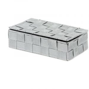 Compactor Boite grise Toronto petit mod&egrave;le - 21 x 12 x H. 5,5 cm