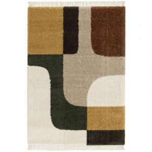 DRAWER Tapis vintage à motif géométrique - 200x290cm - Loma