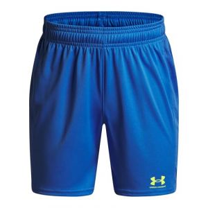 Under Armour Short UA B's Ch. Knit - Bleu Atlantis/Jaune Haute visibilit&eacute; - YXL