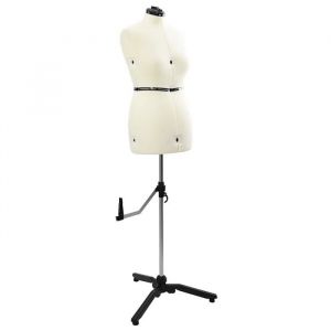 VidaXL Forme de Robe Ajustable F&eacute;minine Cr&egrave;me m Velours