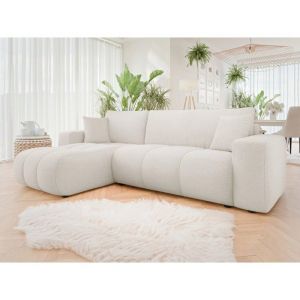 Canapé d'angle Comfivo 361, Velo 621, Fonction de couchage, Boîte de literie, 244x145x82cm - Velo 621