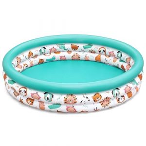 Bestway Safari Pals Pataugeoire gonflable pour enfants 122 x 25 cm 51226