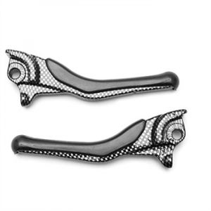 Image de 2 leviers de frein Nitro imitation carbone