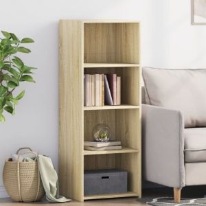 VidaXL Buffet haut chêne sonoma 45x41x124 cm bois d'ingénierie