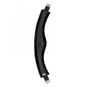 Waldhausen Sangle de dressage d'équitation demi-lune longue avec tissu molletonné