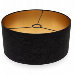 ABAT-JOUR MODERNE EN VELOURS DORÉ 40 cm