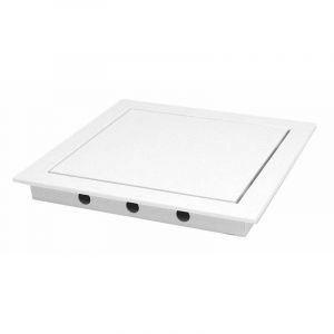 1control Trappe de visite porte d'inspection en plastique ABS, 15x15 cm, blanche