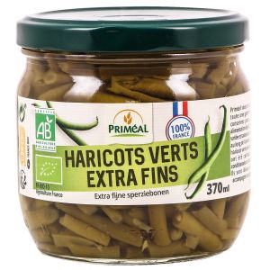 Image de Priméal Haricots verts extra fins bio origine France - 370 ml