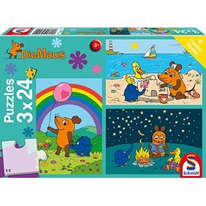 Schmidt Spiele 56212, Jigsaw puzzle, Faune, 3 année(s), 263 mm, 178 mm, Boîte