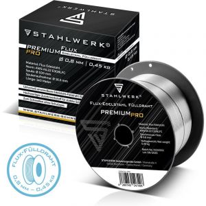 Stahlwerk - Fil fourré flux acier inoxydable E308LFC 0,8 mm 0,45 kg bobine de fil