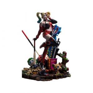 Iron Studios Statuette DC Comics 1 10 Deluxe Art Scale Harley Quinn Gotham City Sirens 22 cm