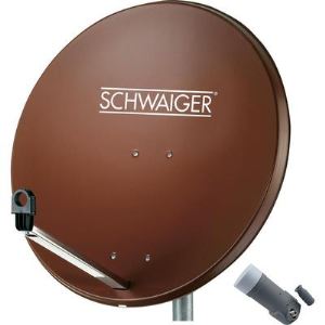 Schwaiger Parabole 80 cm + single LNB