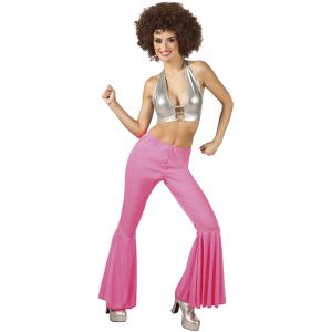 Pantalon Disco Rose - Adulte - Femme - Taille M