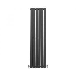 Monster shop Radiateur Plat Mural 160 x 42 cm Gris Anthracite Pour Salle de Bain, Cuisine, Maison Moderne Design Scandinave [Kit de Fixations, Brosse de Nettoyage