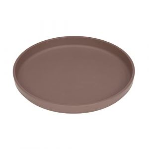 Lässig Assiette enfant sans mélamine, sans BPA, pour lave-vaisselle et micro-ondes/Plate Uni choco