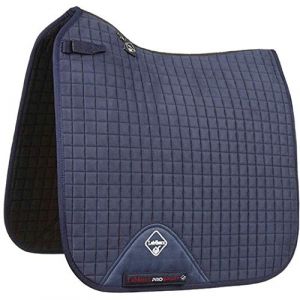 Lemieux Tapis de selle de dressage luxe Luxury Dr Square - Bleu foncé - Taille F