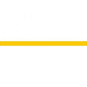 Image de Novap Signalétique porte vitrée 52mmx1m ligne jaune,