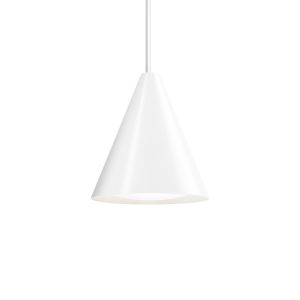 Louis Poulsen Suspension Keglen LED / Ø 25 cm - Aluminium blanc en métal