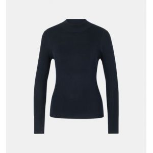 Galeries Lafayette Pull Bya ajust&eacute; c&ocirc;tel&eacute; col chemin&eacute;e Bleu