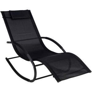 M&S Bain de Soleil Alu et Textilene Rocking Chair