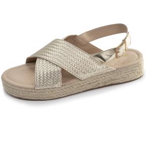 Isotoner Chaussures Sandalesà talon compensé de 3,5 cm, très confortable