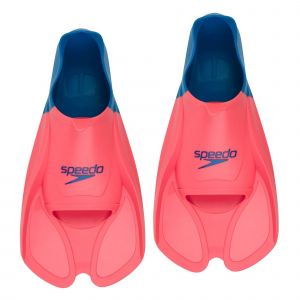 Image de Speedo Palmes Natation Training EU 39-41 Fluro Tangerine / Pool Blue / Blue Flame