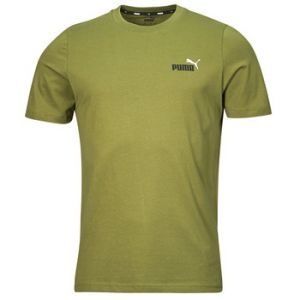 Puma Tee-shirt manche courtes olive ESS+2 en coton
