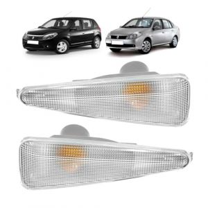 Clignotant lat&eacute;ral pour Dacia Sandero 1 Renault Symbol 2 et Thalia 2 (2008-2013) gauche et droit 8200602763 8200602765