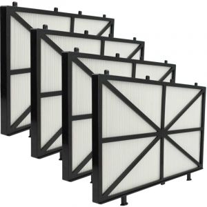 Vhbw 4x Filtres H11 compatible avec Dolphin Pulit E55, E80, E70 aspirateur, nettoyeur piscine - Coussinets, 26,5 x 15,8 x 1,1 cm