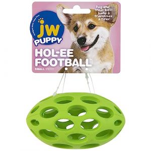 JW Jouet HOL-EE Roller Football Small De, Jouet pour Chien À Mcher Et Mordre pour Chien Taille S