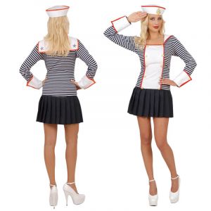 Widmann Déguisement marin court sexy femme Taille S
