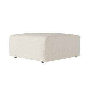 Loungitude Pouf en tissu Beige