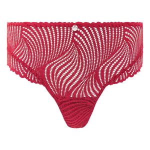 Morgan Shorty en dentelle bordeaux femme - Taille 36