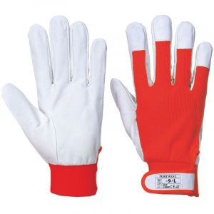 Image de Portwest Gants de travail Cuir TERGUS GLOVE Rouge 10