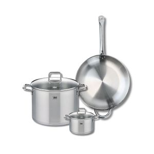 Elo Ensemble de 1 Po&ecirc;le de cuisson 32 cm et 2 faitouts 14 et 26 cm Profi Citrin