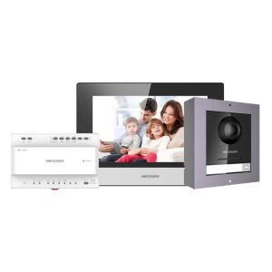 Hik vision Kit vid&eacute;ophone DS-KD8003Y-IME2 2MP IP65 Two Wire &eacute;cran 7 pouces Wi-Fi