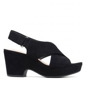 Clarks Maritsa Lara velours Femme-39-Noir