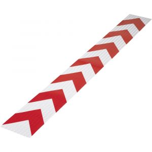 Image de Toolcraft Bande d'avertissement 1564156 rouge (L x l) 1 m x 115 mm 1 m