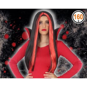 Perruque vampire Adultes Femmes - Rouge