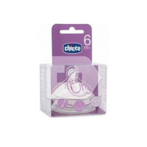 Image de Chicco Step Up 3 mamelon en silicone à large bouche à débit rapide 2 pcs