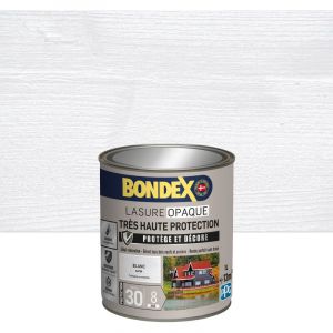 Bondex Lasure Opaque Très Haute Protection 8 ans 1L Blanc