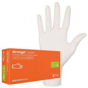 Dermagel c guanti latt s/p s