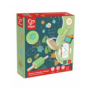 Hape Coffret de tampons à encre de la nature - Multicolore