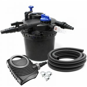 wiltec SunSun CPF-5000 Set 8000l 11W UVC NEO6000 Pompe Tuyau Kit de Filtration